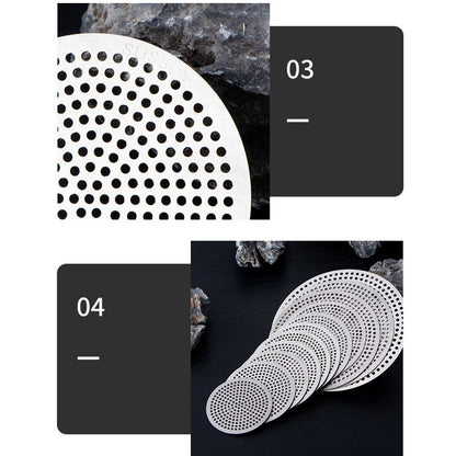 304 stainless Hair Filter Floor drain pad Tool Bathroom Accessories Shower Drain Cover  Drains Cover Sink Strainer