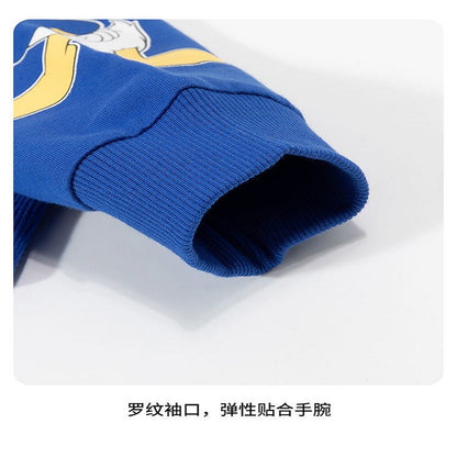 Autumn Baby Girl Boy Clothes Set Children Disney Donald Duck Printing Sweatshirt Top and Pants Bottom 2Pcs Suit Cotton Tracksuit