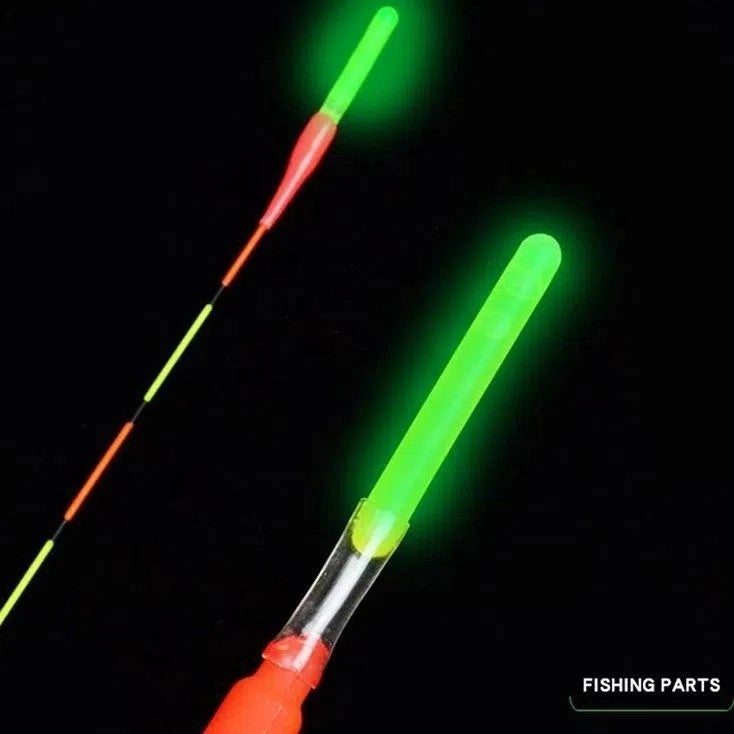 50/100 peças Bastão Fluorescente Vaga-lume Luz de Vara de Pesca Flutuante Luminoso Escuro Vara de Pesca Exterior Luz de Vara Fluorescente