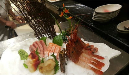 Vintage bamboo sushi dish bamboo fence Japanese Korean fence plate Cuisine Sushi Boats Bamboo Creative Exquisite Sushi Tools