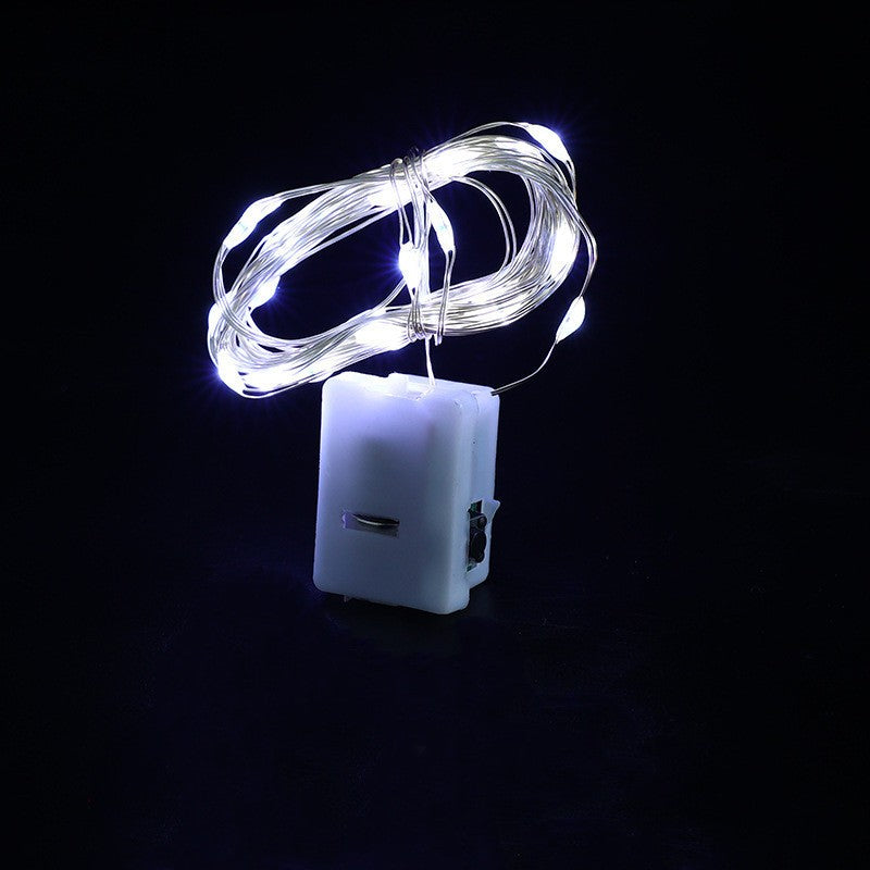 5Pcs LED Fairy Lights Battery Operated Remote Copper Wire Light Garland For Christmas Wedding Party Decoration String Lights