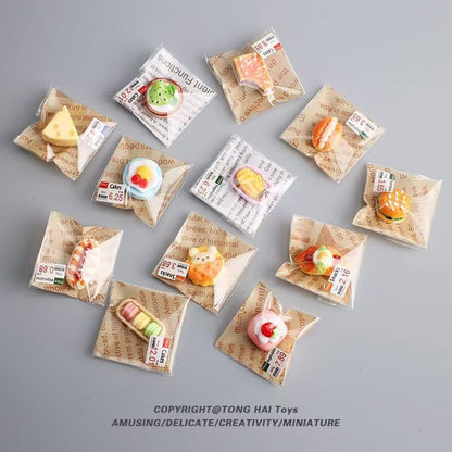 10/20/30/50pcs DIY Food Toy Cake Dessert Bread Mini Simulation Children's Play Toy Anti Stress Squeeze Fidget Slider PartyFavors