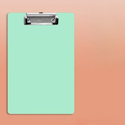 1pc A4 Plastic Color Folder with Clip - Durable Material, Multifunctional Writing Board for Exam Documents, Office Organization