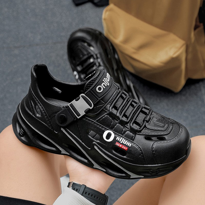 Men Outdoor Sandals Men's Outdoor Sandals Sport Slippers Beach Slides Breathable Clogs Men Casual Garden Shoes Non-slip Hiking