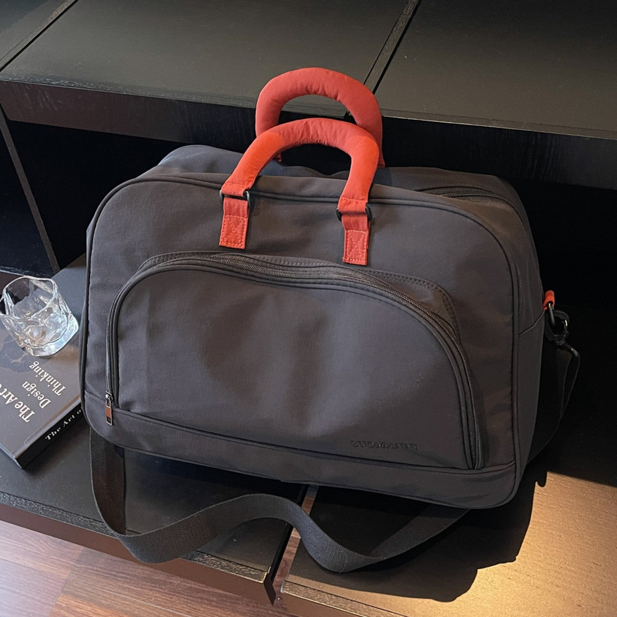 Large-Capacity Short-Distance Travel Bag for Women, Foldable Business Trip Luggage Storage Bag, Lightweight Travel Handbag for Men, Fashionable Yoga Bag for Sports