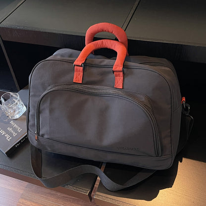 Large-Capacity Short-Distance Travel Bag for Women, Foldable Business Trip Luggage Storage Bag, Lightweight Travel Handbag for Men, Fashionable Yoga Bag for Sports