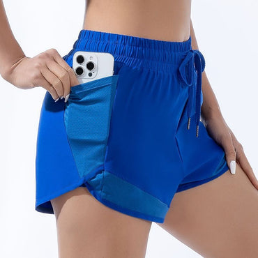 Yoga wear sports Fitness shorts Shorts Women's sports bodybuilding morning run elastic wear bottom yoga shorts quick dry pants