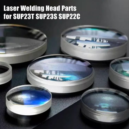 5PCS Handheld Welding Cleaning Focus Collimation Lens D20x4.5 F150/200/400/600 D16x5 Laser for Precision Optical Equipmen
