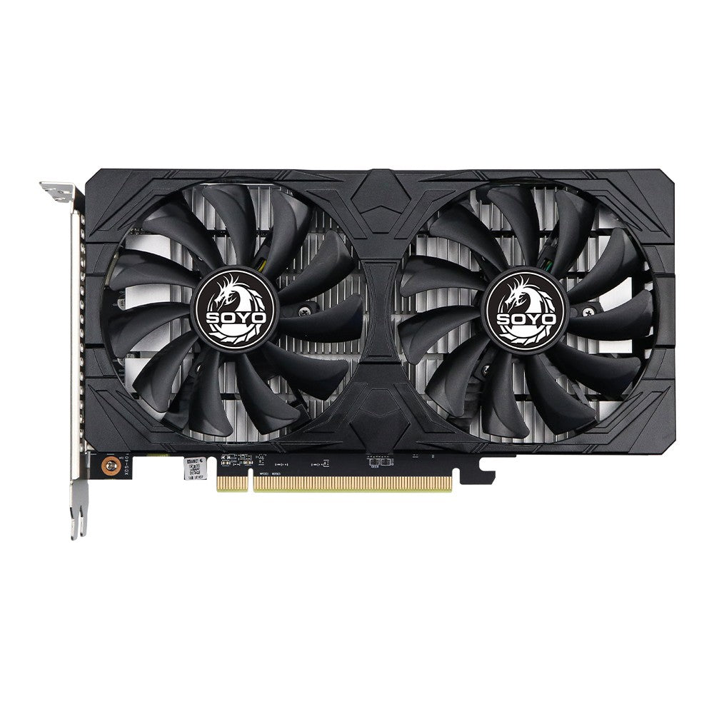 SOYO AMD Radeon RX6500XT 4G Graphics Card GDDR6 Video Memory Gaming Card HDMI-compatible DP Port Direx12 Desktop Computer