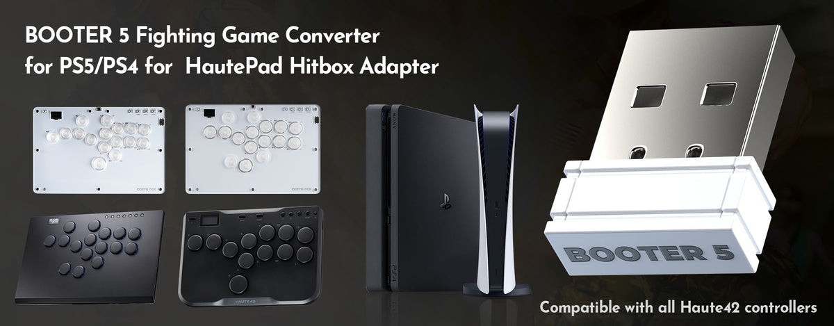 Haute42 Magnetic C16-S Joystick Hitbox Leverless Controller Stickless Arcade Stick Keyboard For PC/PS4/PS5/Switch Fight Sticks