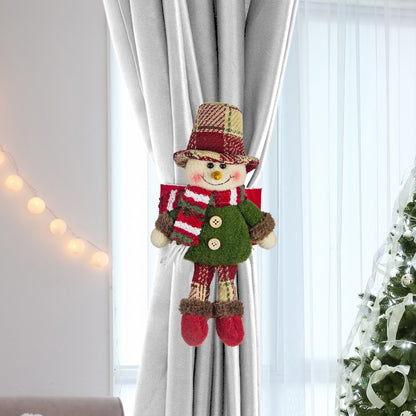 Old man snowman elk curtain hooks, Christmas decorations, display window ornaments, hotel restaurant supplies, party props