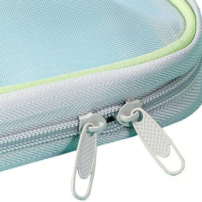 Organizador de Arquivos de Malha com Zíper Transparente, Design Ergonômico para Armazenamento em Escolas, Escritórios e Casas