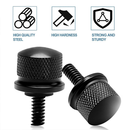 1 peça Acessórios para Motocicleta Parafuso de Assento Traseiro CNC Aba de Parafuso do Para-Lama Preto Para Harley Touring Road King Street Glide Softail Dyna CVO