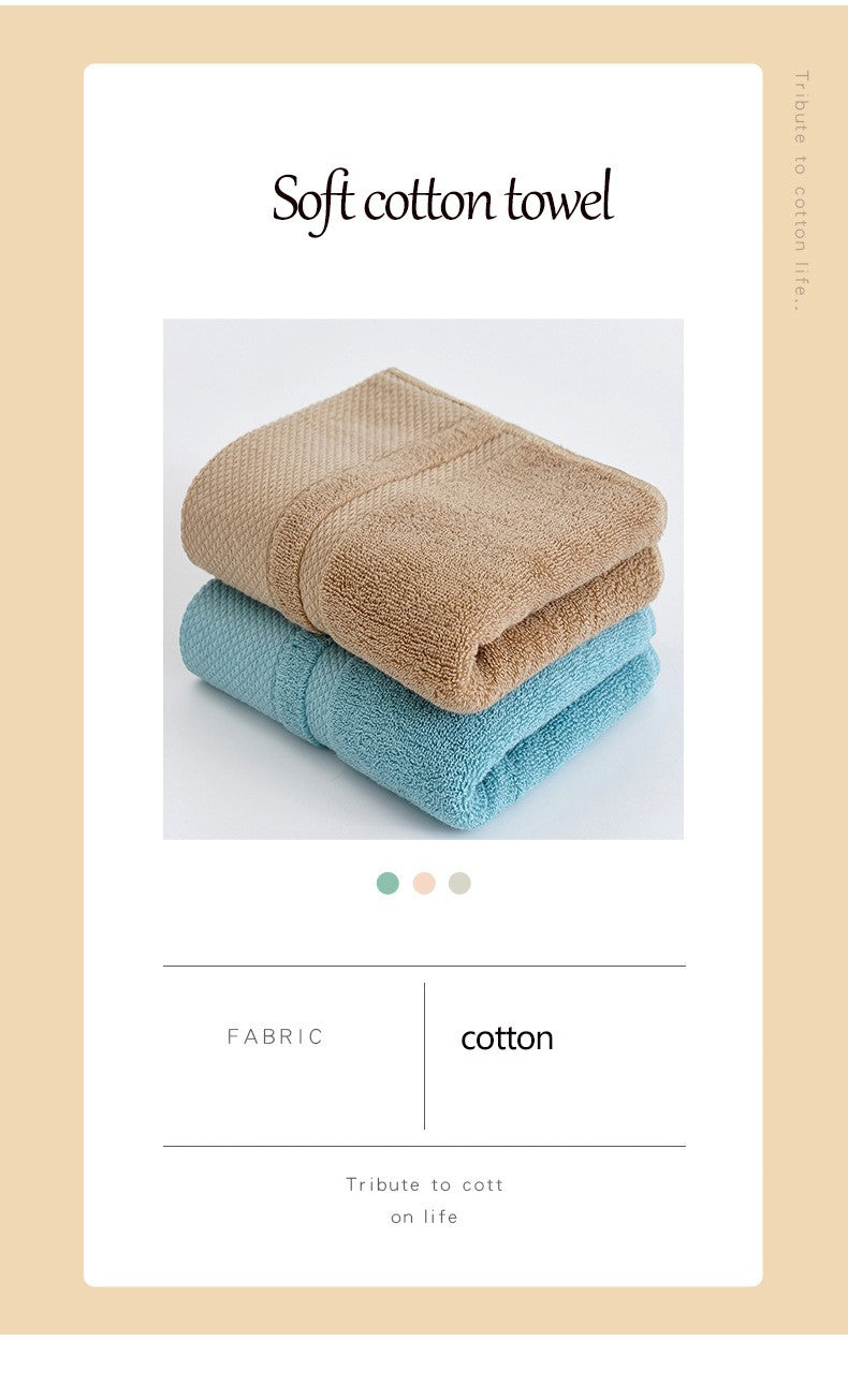 4pcs/Set Cotton Premium Hand Towel Set Lightweight And Highly Absorbent Quick Drying Thicken Soft Face Hand Towel 35x75CM