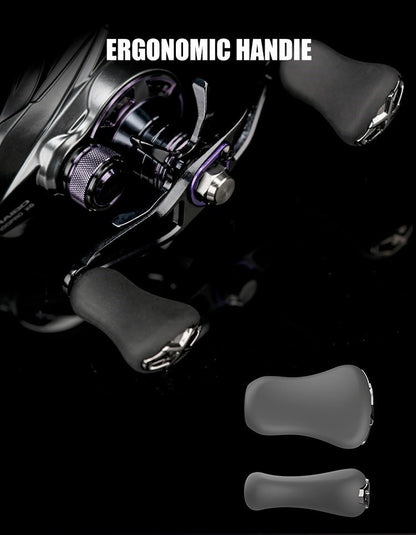 Haibo 25/23 NEW ARISE AIR/ELITE AMC+ Carretilha De Pesca Baitcasting Manivela De Fibra De Carbono 11B+1RB Long Casting