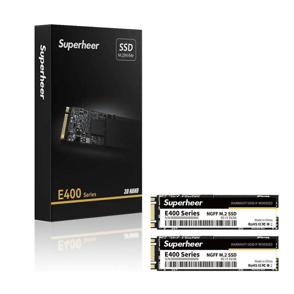 SSD SUPERHEER M.2 SATA 512 GB SATA3 Solid State Drive 256 GB 128 GB 1 TB 2 TB 2280 mm NGFF Disco Rígido para Notebook