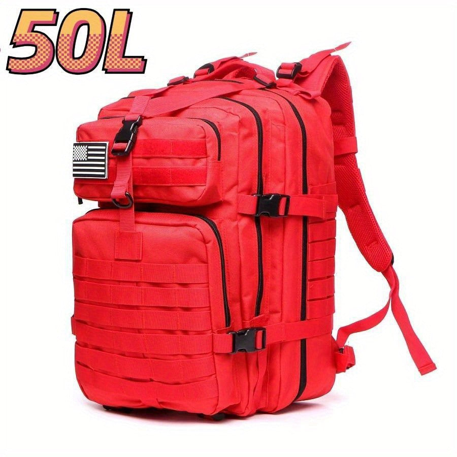 Mochila Tática Elite 50L/30L | Mochila de Trabalho e Militar 3X Mais Forte | Resistente e de Alta Durabilidade | Mochila de Sobrevivência MOLLE de 3 Dias