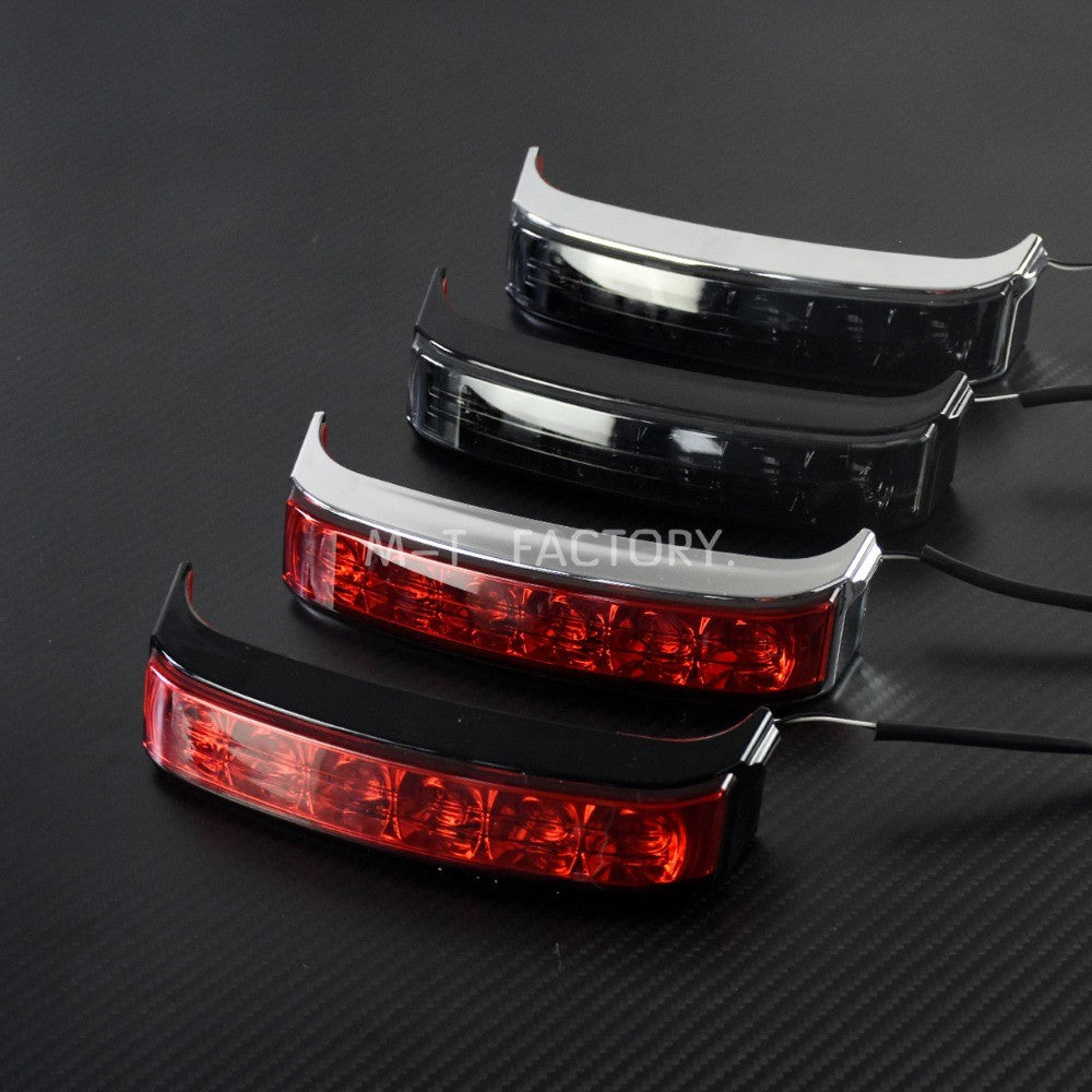 Luz de Seta de Motocicleta Luz de Freio Traseira Alforje Indicadores de Cauda para Harley Street Glide Road King CVO Limited FLHX 2014-2022