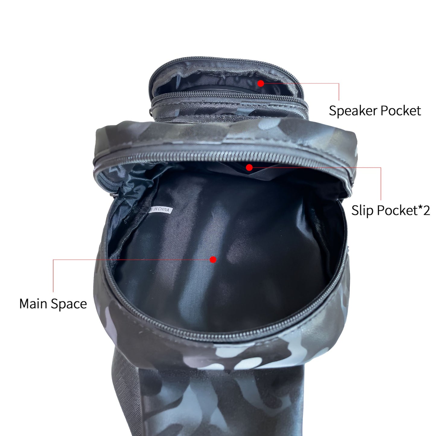 Wireless Bluetooth Speaker Bag Chest Bag for Men Crossbody Bag Waist Bag Hifi Sound Quality Cycling Music Bag Back to School Bag