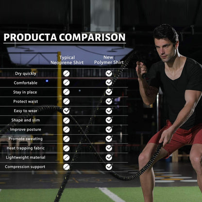 1PC Unisex Sauna Suit Short Sleeve Sweat Shirt Workout Vest for Gym Sport Fitness Body Shaper Slimming Top for Men And Women