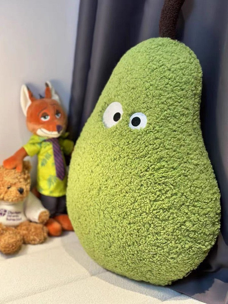 Big Duck Pear Pillow, Sofa Cushion, Girl Bedroom, Bed, Cute Plush Doll, Christmas Birthday Gift