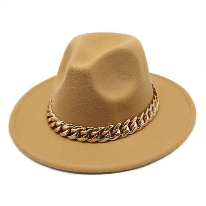 Conjuntos de 2 Peças para Mulheres com Bolsa Grande e Corrente, Chapéu Fedora, Moda 2022, Luxo, Festa, Casamento, Chapéu de Jazz ?????