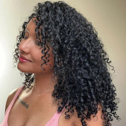 15A Pixie Curls Bundles Kinky Curly Cabelo Humano 3/4 Bundles Deal 100% Cabelo Cacheado Virgem Cru Bundles de Cabelo Extensão de Cabelo Trama Dupla