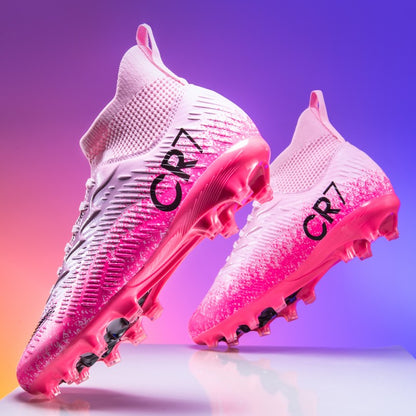 New Men Football Boots Futsal High-quality Match Indoor Hot-selling Soccer Shoes Sneakers High-top Non-Slip Cleats Grass FG/TF