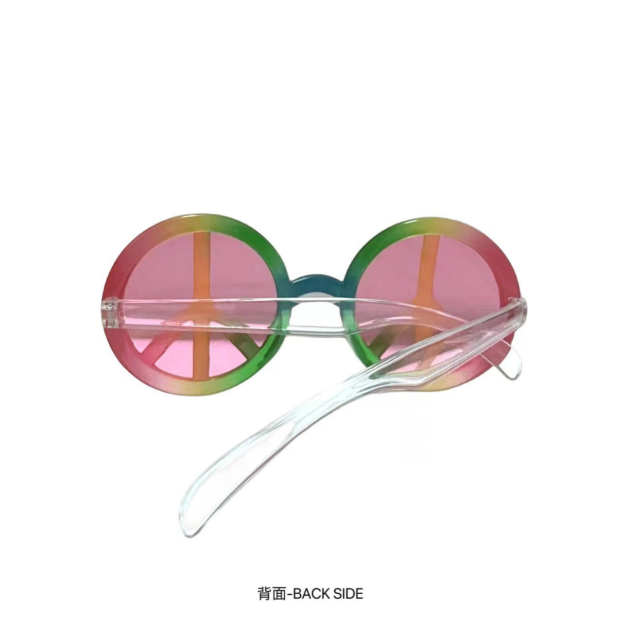 New Peace Anti War Style Round Sunglasses Women Men Sun Glasses Circular Shades Eye Glasses for Party Female Eyewear Sunglasses