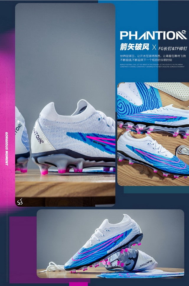 New Men Soccer Shoes Grass Professional Training Football Shoes Society Cleats Football Field Boots Fast Indoor Sneaker Non Slip