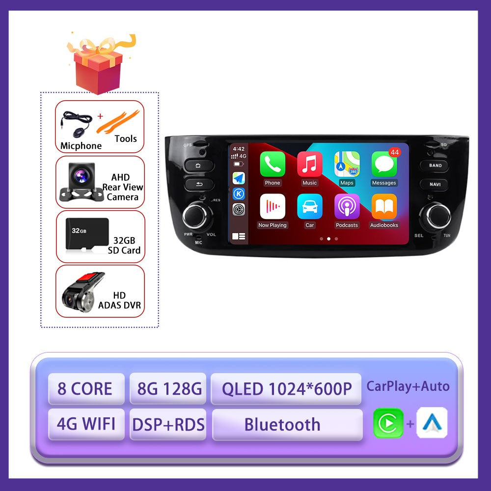 6.2 " Android 15 Auto Carplay Radio For Fiat Linea Punto EVO 2012-2015 Stereo Car Radio Multimedia Player GPS Navi Screen Tools