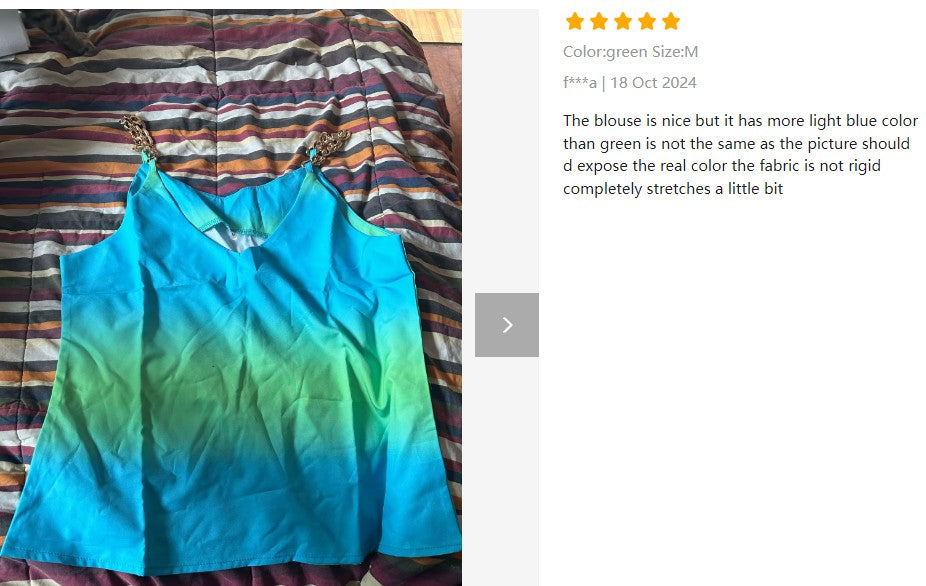 V-neck Sleeveless Chain Strap Women Vest Women's Summer Top Blouse Sexy Tie-dye Print Loose Camisole Top Female Clothing