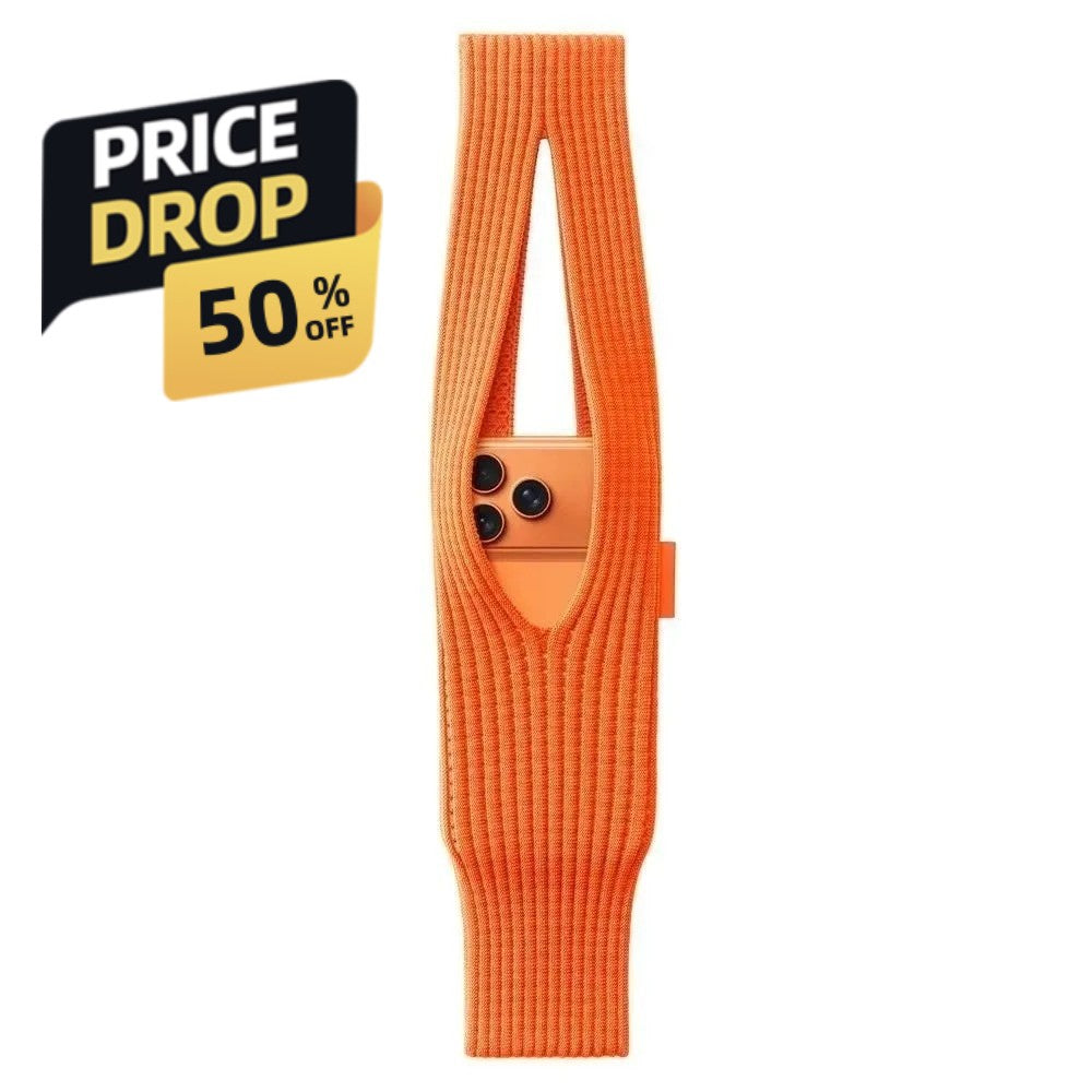 For Apple For iPhone Winter Tech foriPad Fashion Gift Compatible Knitted Cross body Bag Pet Snack Pocket Cozy Christmas Stocking