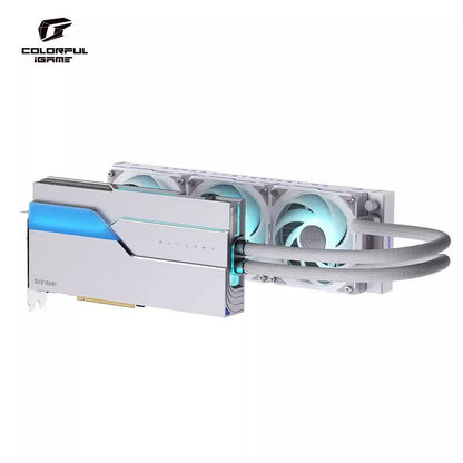Rainbow RTX5080 5090D Water God Series Gaming Computer Console Box Independent Graphics Card