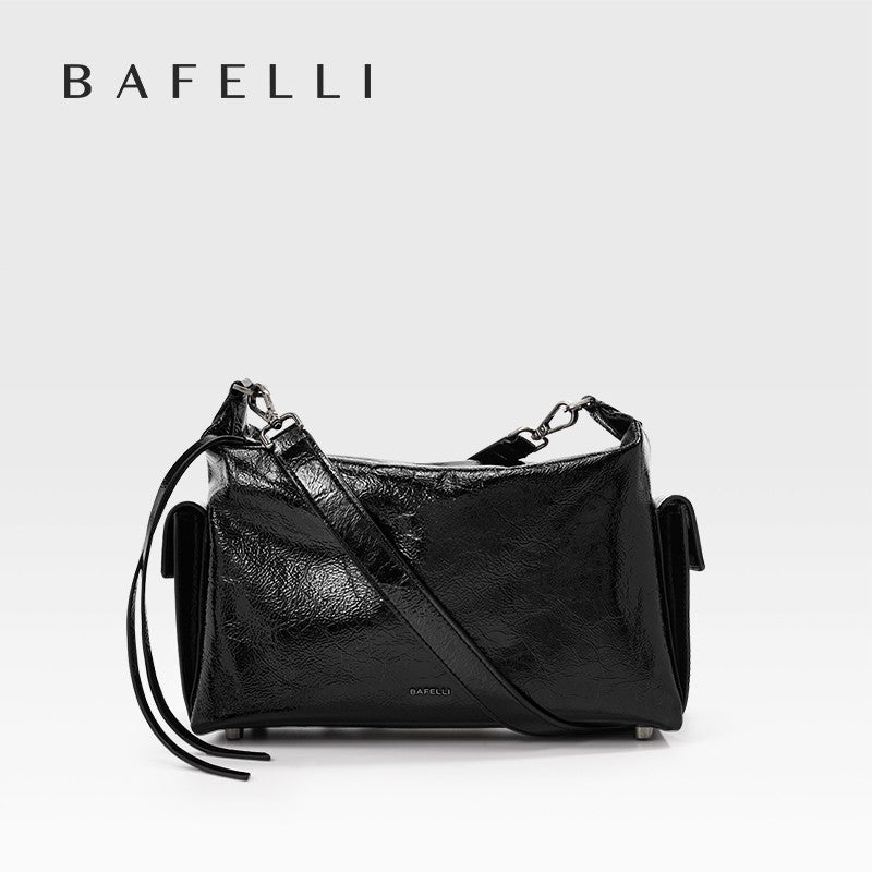 BAFELLI 2025 NEW WOMEN'S CASUAL TOTE BAG UNISEX LARGE SHOULDER GENUINE LEATHER DESIGNER LUXURY BRAND CROSSBODY BAGS FASHION