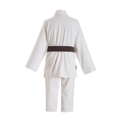 Luke Skywalker 2-Piece Set, Brown Jedi Costume Cloak Robe Boys Child  Jedi Cosplay Luke Skywalker Party Outfit rey princess leia