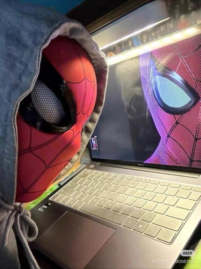Promoção Máscara Capacete Homem-Aranha Espetacular da Marvel Colecionável Cosplay com Olhos Luminosos e Controle de Anel Elétrico