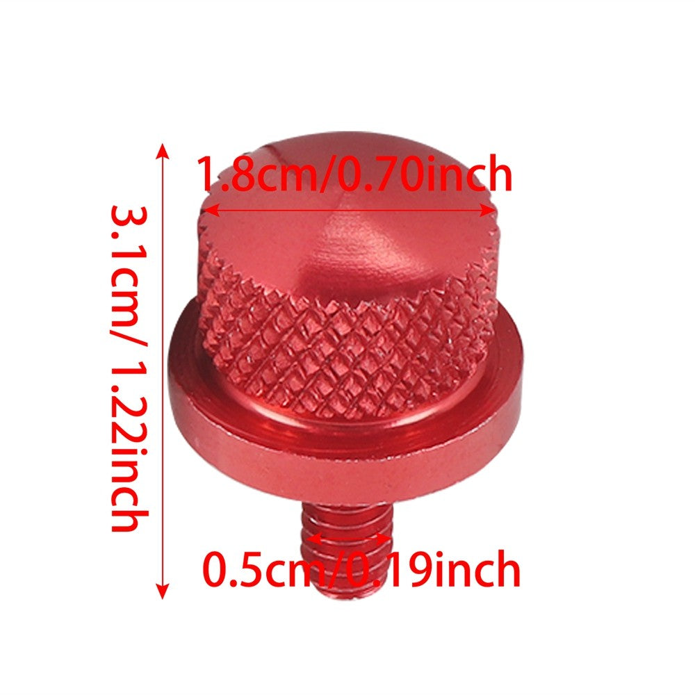 Parafuso de assento do para-lama traseiro da motocicleta Parafuso de montagem do botão de cobertura para Harley Sportster XL Touring Dyna Softail Street Glide 1996-2023