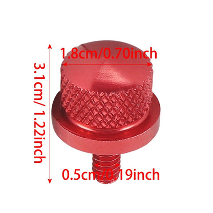 Parafuso de assento do para-lama traseiro da motocicleta Parafuso de montagem do botão de cobertura para Harley Sportster XL Touring Dyna Softail Street Glide 1996-2023