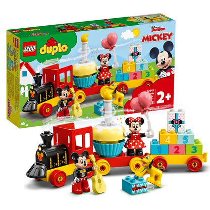 LEGO Tesouro 10941 Trem de Aniversário do Mickey e da Minnie Brinquedo de Construção de Quebra-Cabeças Infantis Presente