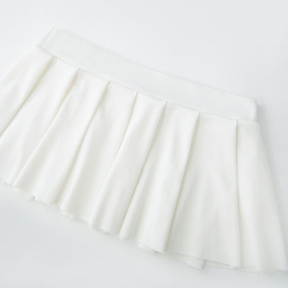 Women Summer Solid Color Mini Pleated Skirt High Waist School Skirts Sexy Skirts for Party Nightclub