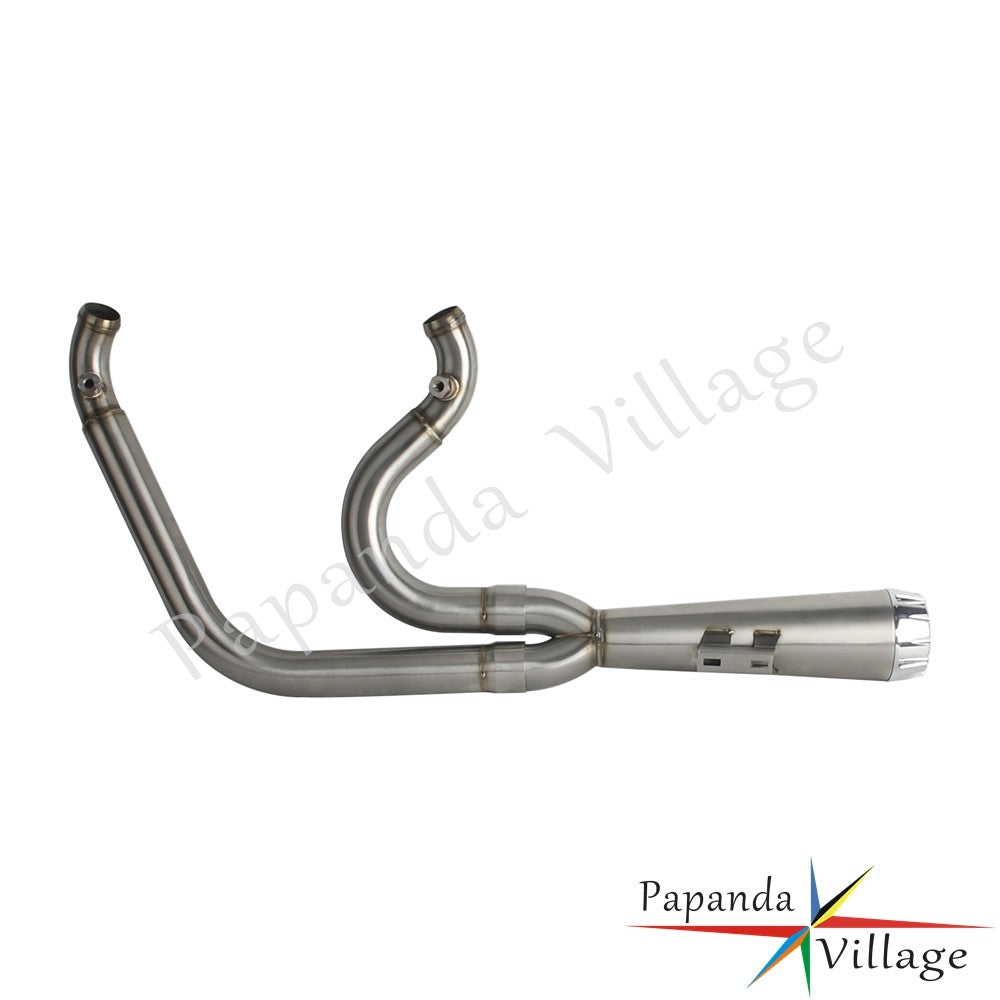 Motorcycle Full Exhaust Pipe Exhausts System Mufflers For Harley Dyna Wide Super Glide Fat Street Bob Low Rider FXDF 2006-2017