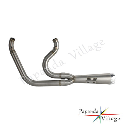 Motorcycle Full Exhaust Pipe Exhausts System Mufflers For Harley Dyna Wide Super Glide Fat Street Bob Low Rider FXDF 2006-2017