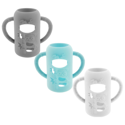 3Pcs Silicone Bottle Sleeves for Dr. Brown's Glass Baby Bottles Food-Grade Silicone Bottle Sleeves Insulated Baby Bottle Cover