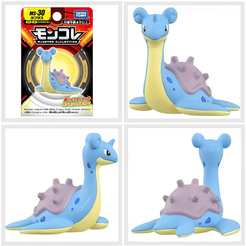 Original TAKARA TOMY Pokemon Figurine Toys Mimikyu Sylveon Lapras Charizard Umbreon Vaporeon Snorlax Model Dolls Birthday Gifts