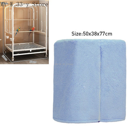 Capa Para Gaiola De Pássaros De Inverno Quente Respirável À Prova De Respingo Grande Capa Para Gaiola De Pássaros Sombra Protetora Para Gaiola De Papagaio Produtos Para Pássaros