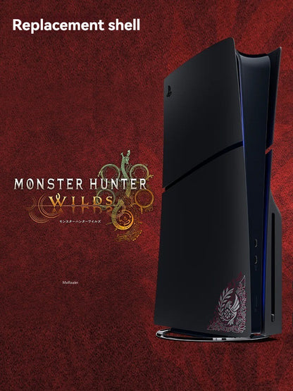 Monster Hunter Wilds for PS5 Pro/Slim Limited Replacement Case Shell Special Birthday Present for Ps5 Accessories
