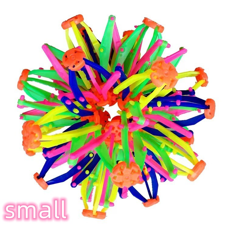 1 Pcs Outdoor Magical Colorful Telescopic Ball for Children Birthday Baby Shower Party Celebration Kindergarten Gift Reward