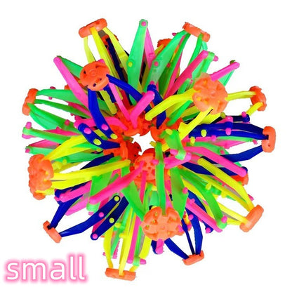 1 Pcs Outdoor Magical Colorful Telescopic Ball for Children Birthday Baby Shower Party Celebration Kindergarten Gift Reward