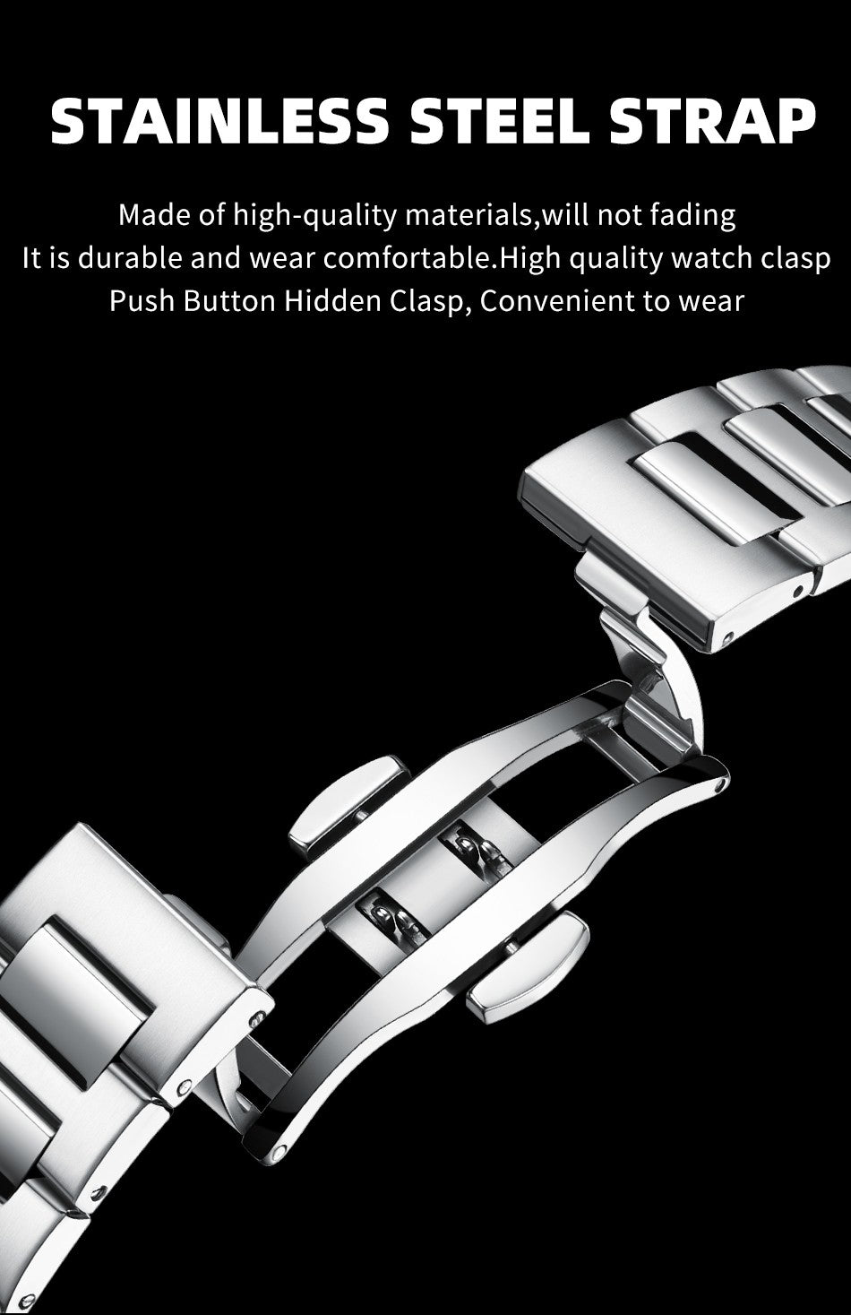 POEDAGAR Luxury Men Quartz Watch Waterproof Date Week Luminous Wristwatch Stainless Steel Men's Watches Male Clock Sports Reloj